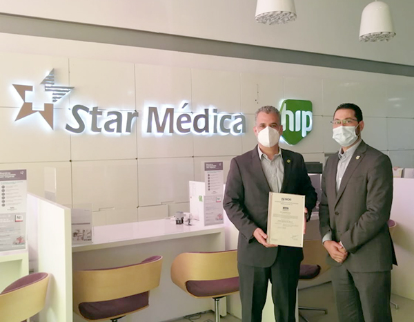 El grupo hospitalario mexicano Star Médica certificado frente al COVID-19